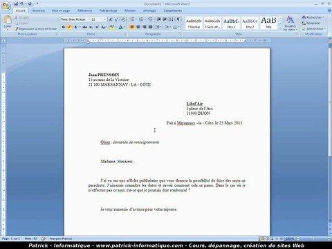 Tuto Word 2007 - Note de bas de page et de fin de doc - Extrait