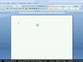 Tuto Word 2007 - Tableau simple portrait - Extrait