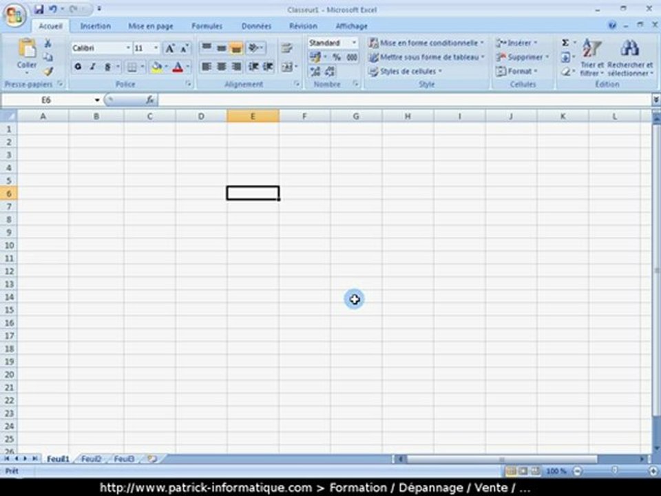 Tuto Excel 2007 - Relevé Bancaire simple - Extrait