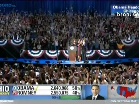 Honderden bezoekers Election Night in Forum Images - RTV Noord