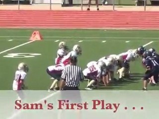 Sam Gordon - Girl football player is fast and fun to watch!