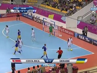 Futsal. 2012.11.07. WC 2012. Group A. Day 3. Costa Rica - Ukraine 1й