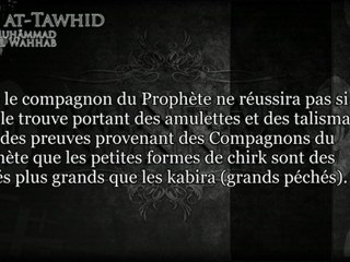 kitab tawhid - ch7 Fait partie du polythéisme le fait de porter un anneau...
