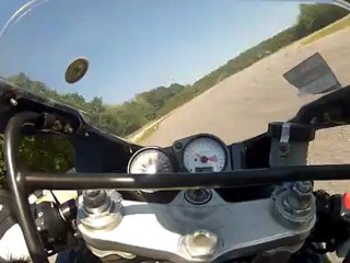 gsxr srad 750 chenevières avec go pro HD