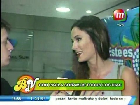 Paula nota en BDV (sobre su sueño) - 07 de Noviembre