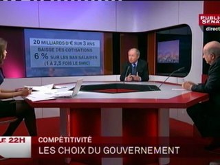Jean Peyrelevade, invité du 22h sur PublicSénat - 061112