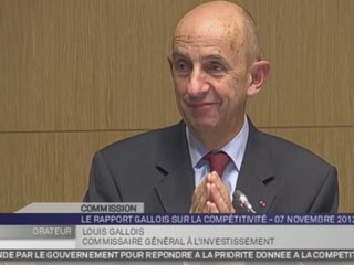 Travaux en commission : Audition de Louis Gallois