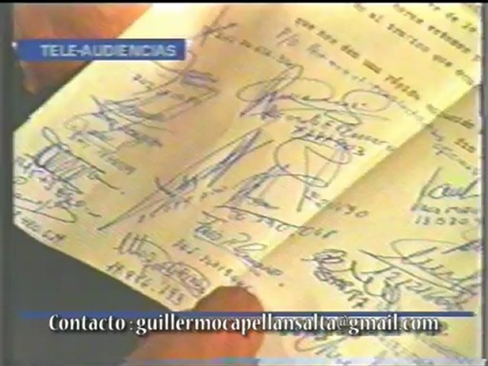 GUILLERMO CAPELLAN  EXINTENDENTE DE LIBERTADOR GRAL SAN MARTIN ASI GOBERNABA YO 9