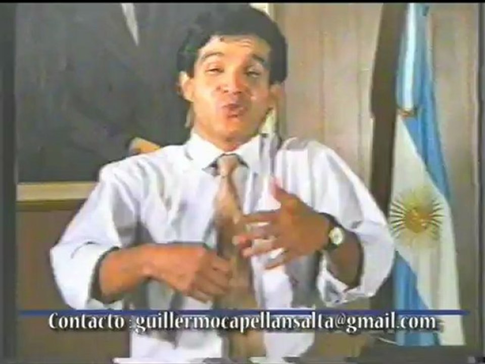 GUILLERMO CAPELLAN  EXINTENDENTE DE LIBERTADOR GRAL SAN MARTIN ASI GOBERNABA YO 10