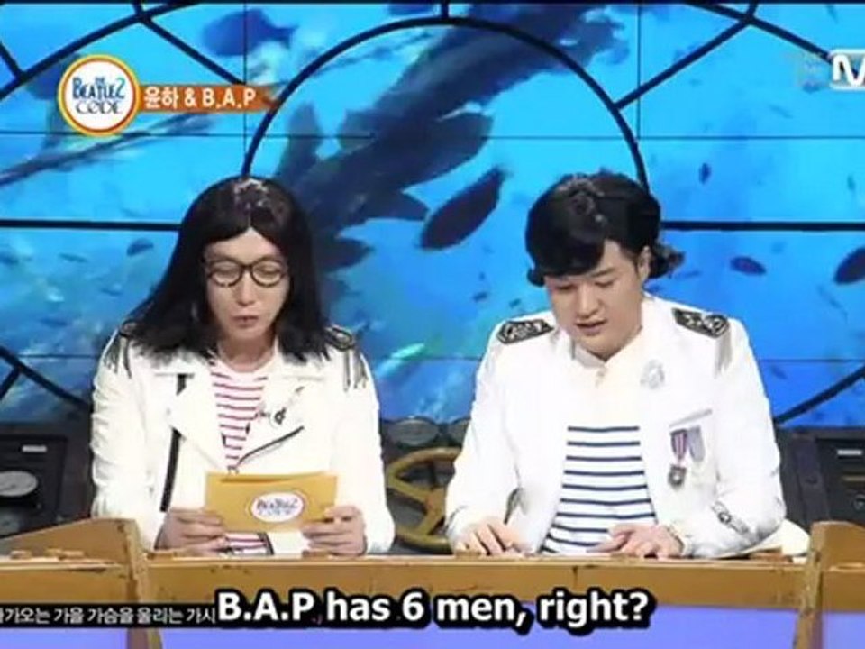 [ENG] 120903 B.A.P + Younha Beatles Code