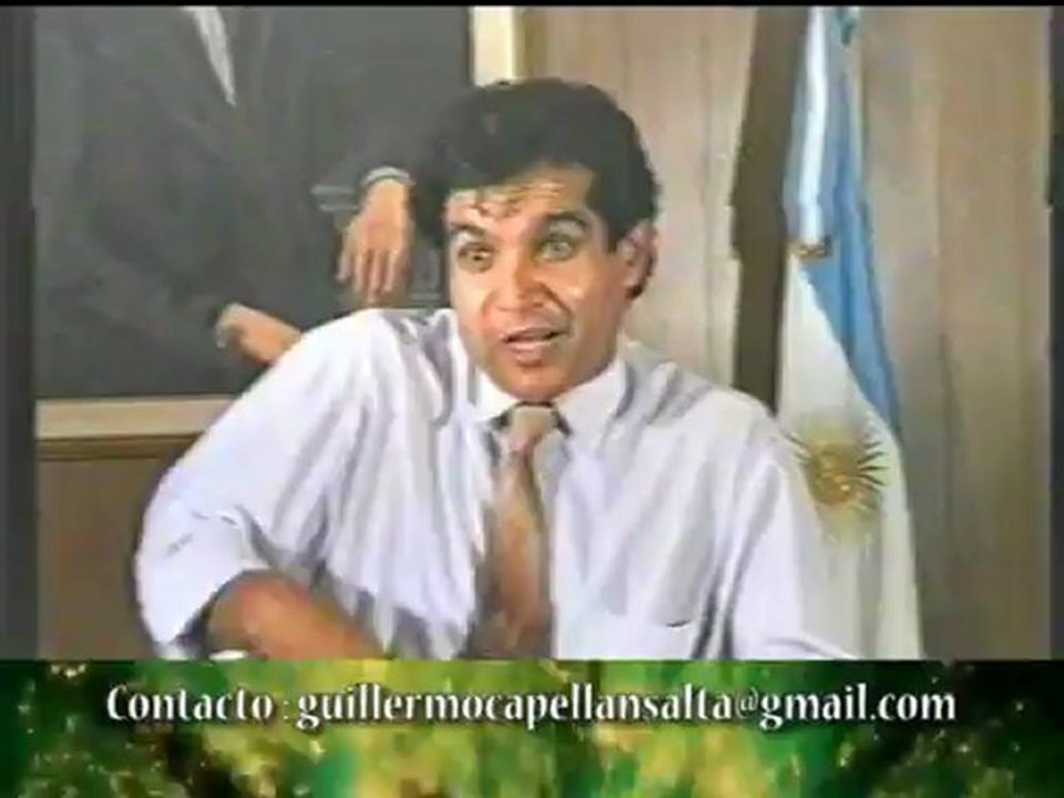 GUILLERMO CAPELLAN  EXINTENDENTE DE LIBERTADOR GRAL SAN MARTIN ASI GOBERNABA YO 13