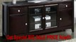 Entertainment Console w Glass Doors in Dark Espresso Finish FOR SALE