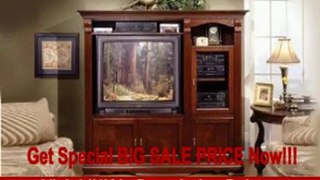 BEST BUY Cherry Wood Wall Unit TV Stand Entertainment Center With Storage