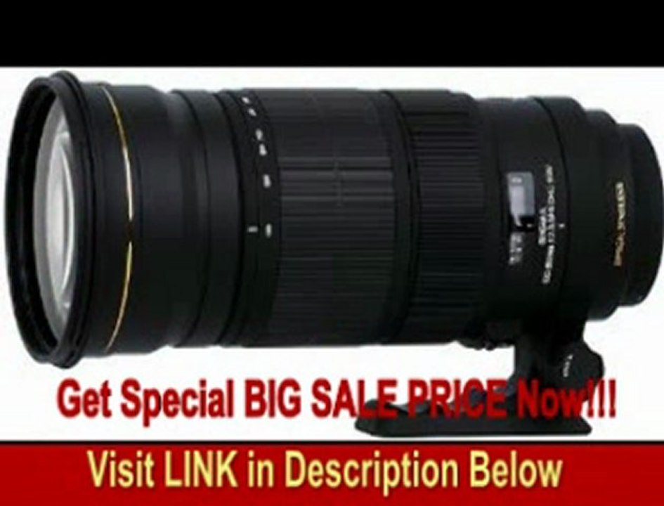 SPECIAL DISCOUNT Sigma 120-300mm f/2.8 AF APO EX DG OS HSM Lens for Nikon Digital SLRs