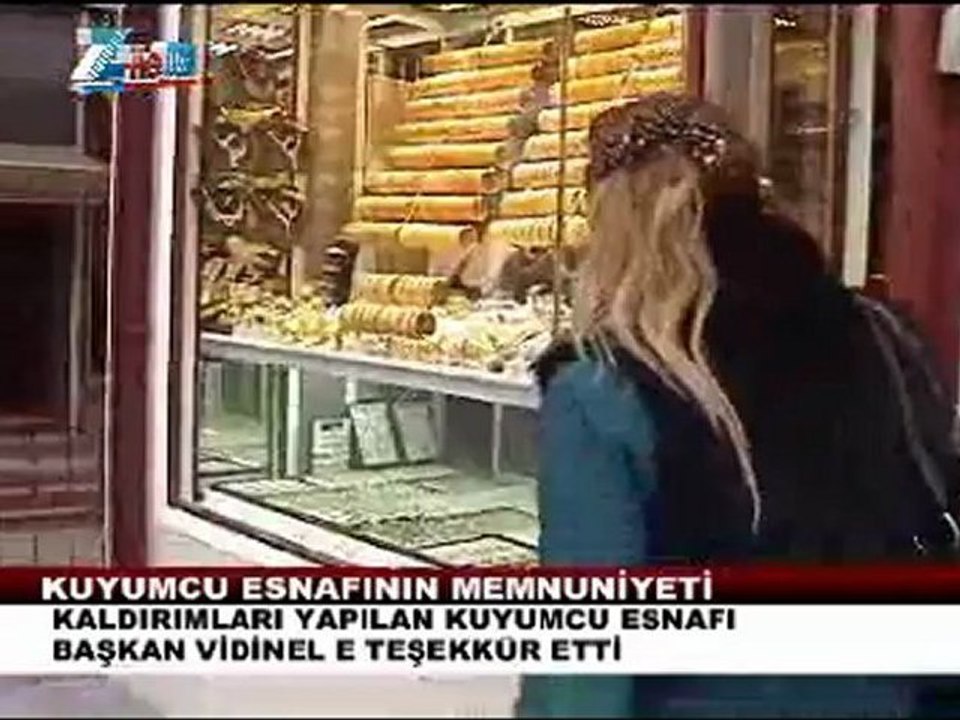 Zile Kuyumcu esnafının kaldırım memnuniyeti