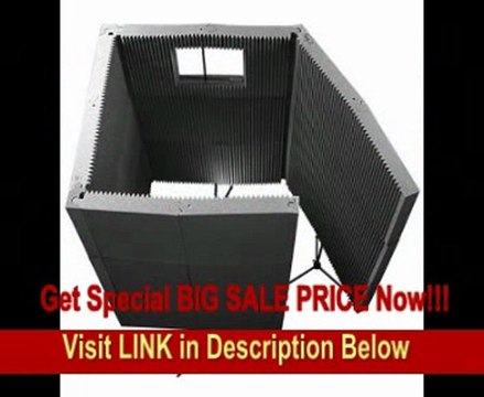 Auralex MAX1141VBCHA MAX-Wall 1141 Vocal Booth in Charcoal; 11- 20x48x4.75 Panels; 1- 20x48x4.75 Window Section in Clear Plexiglass Only; 4- MAX Stands REVIEW