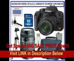 BEST PRICE Canon EOS Rebel XS (a.k.a. 1000D) SLR Digital Camera Kit (Black) W/ 18-55mm IS Lens & Canon 75-300mm III Lens   Lowepro Digital Gadget Bag   Spare LP-E5 Battery   58mm UV Filter   Transcend 16GB SDHC Card   Willoughby's Accessory Bundle