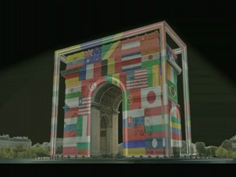 Vincent Treu et l'arc de Triomphe