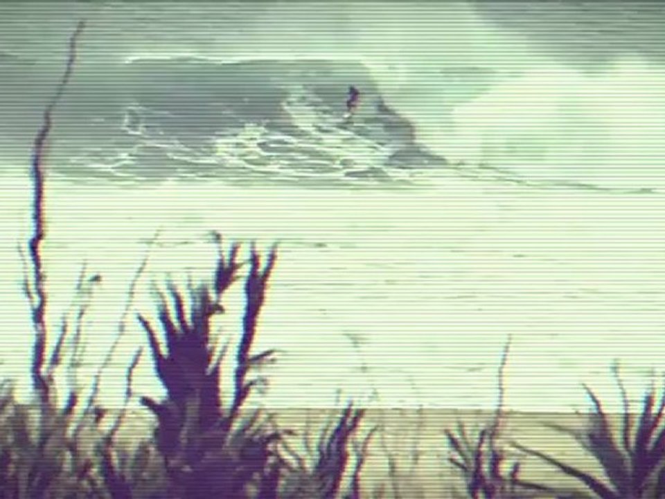 Kelly Slater and Joel Parkinson surfing big waves in Praia do Norte Nazare