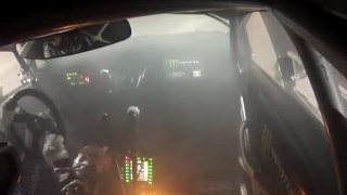 [HOONIGAN] Race Car on Fire_ Ken Block on During Rally-X Race