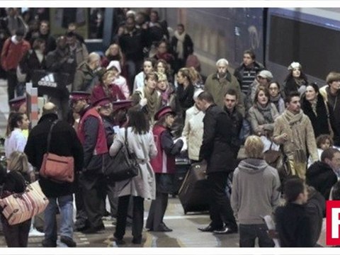 La pagaille à la gare du Nord en moins de 3 minutes