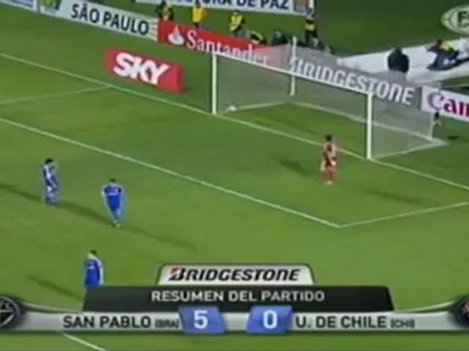 Sao Paulo vs Universidad de Chile (5-0) Copa Sudamericana 2012 - 7/11/12