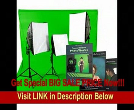 Essential Chromakey Photo Kit - Green Screen FOR SALE