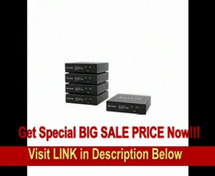 Belkin Wv-hd124-100m Video/audio Extender 1:4 Hdmi-over Cat5e 100m Tx+rx FOR SALE