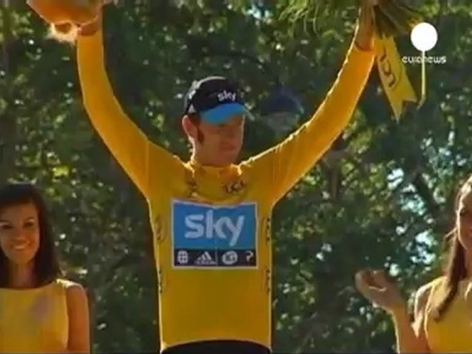 Bradley Wiggins renversé par une voiture.