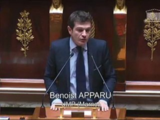 Benoist Apparu : Intervention à l'Assemblée Nationale sur le budget de l'enseignement scolaire dans le cadre du PLF2013  (08/11/12)