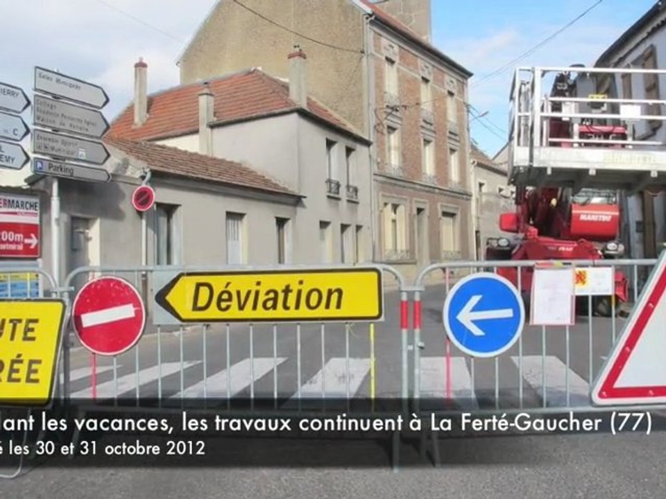 La Ferté-Gaucher : pendant les vacances, les travaux continuent