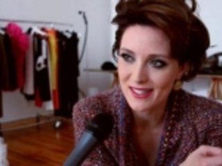 La séance photo avec Evelyne Brochu