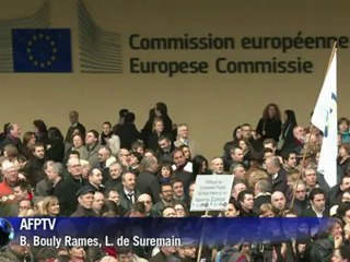 Bruxelles: Grève des fonctionnaires de l'Union européenne