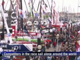 Visitors flock to see Vendée Globe boats