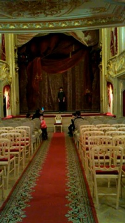 dans le théâtre du palais Ioussoupov