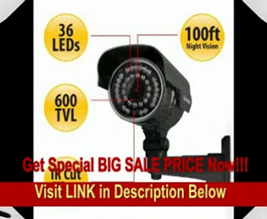 [BEST BUY] DEFENDER 21030 SENTINEL 8-Channel Smart Security DVR with 4 Ultra Resolution Outdoor Security Cameras