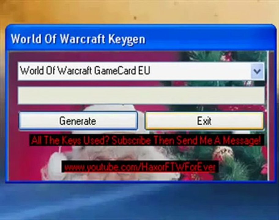 WOW NEW Keygen Gamecard, Classic, TBC Key Generator