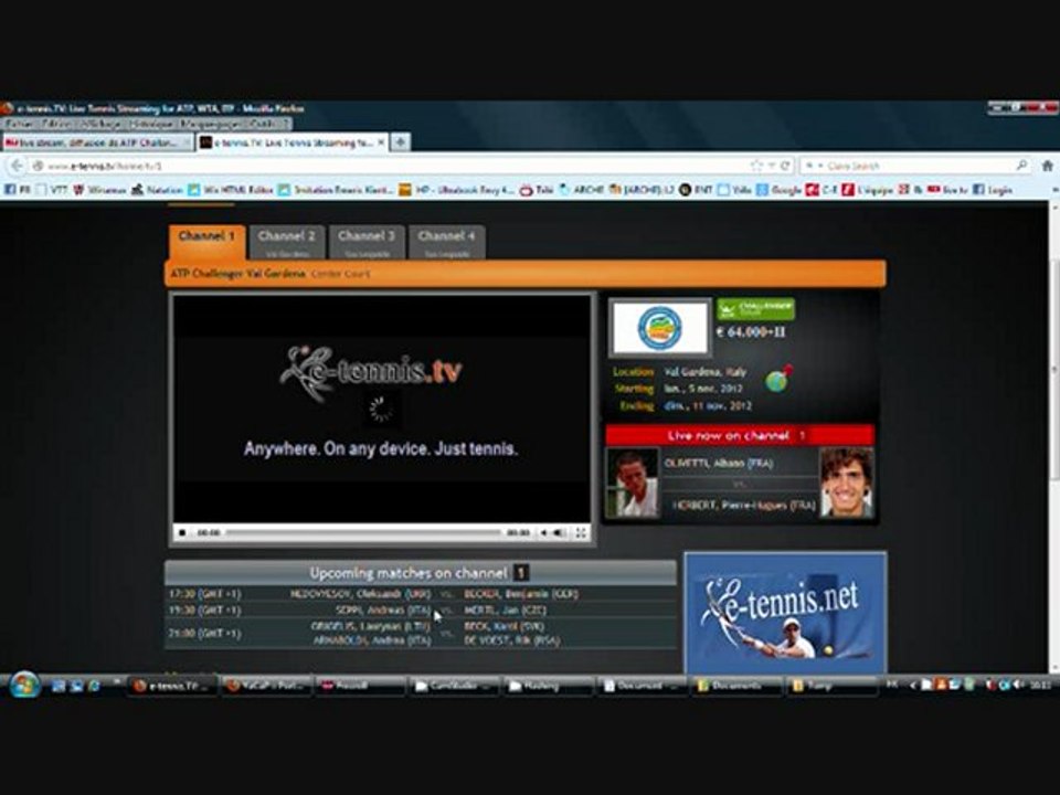 Tuto Regarder sport en direct sur internet