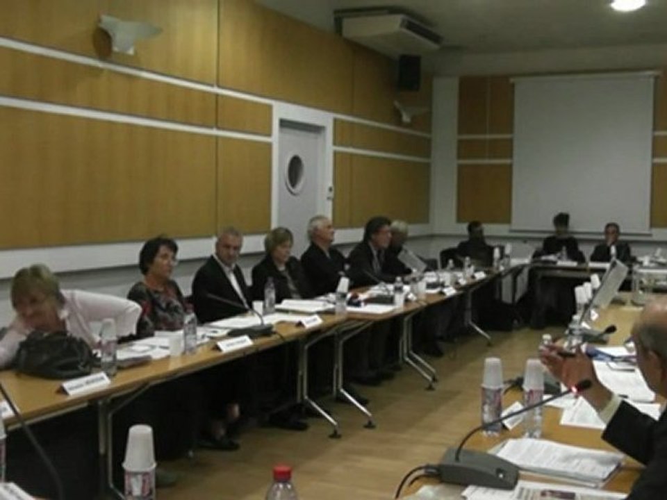 CM 6 11 2012 - Lenthéric délégué à l'Agglo - Intervention de J. Atlan