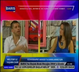 Fizyoterapist Hürkan AKKUZU ( Physiotherapist) - Meltem Satun ile yaşama dair programından