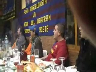 Barça 5-0 Madrid (Peña 'La Rosa del Azafrán')