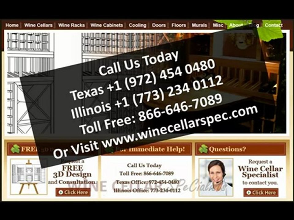 Custom Wine Cellars Specialists - 2012 Dallas Builders Association