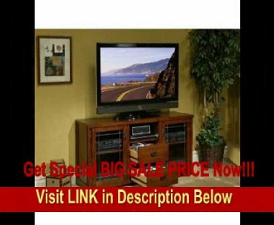 BEST PRICE Kathy Ireland Home by Martin Furniture Pasadena Wood Plasma TV Stand in Brown Finish