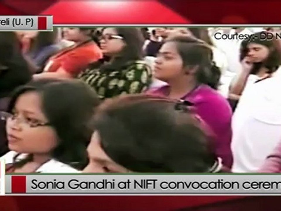 Sonia Gandhi at NIFT, Raebareli: Fashion does not mean opulence