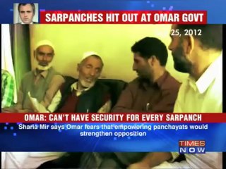 Omar Abdullah vs Sarpanches