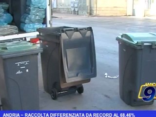 Andria | Raccolta differenziata da record al 68,46%
