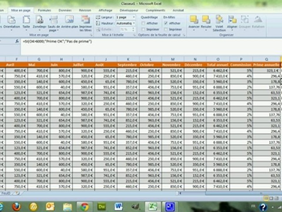 La fonction Si - Excel