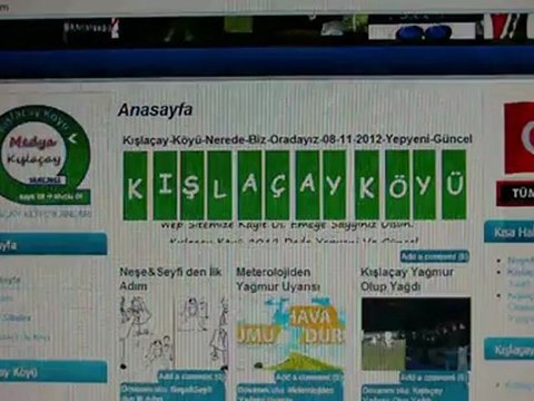 Kışlaçay Köyü Web Sitesine Ve Radyo Kışlaçay a Giriş Anlatımı?
