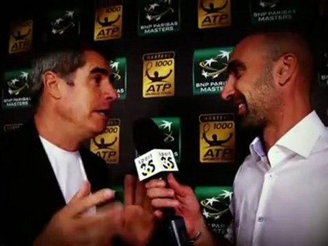 Jerome Alonzo rencontre Marc Maury LA voix du tournoi pour Place 2 be spécial Master de Bercy