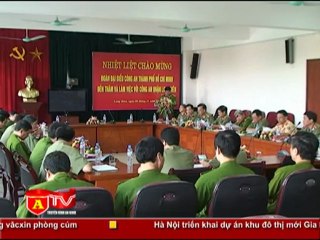 ANTÐ - CATP Hà Nội và CATP HCM trao đổi kinh nghiệm giữ gìn ANTT, ATGT